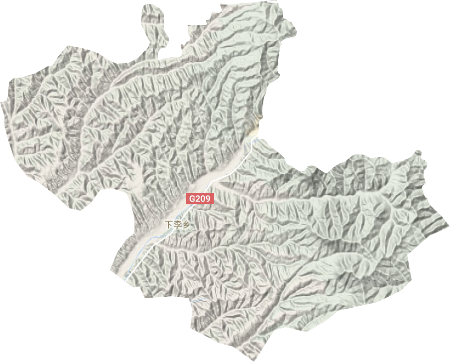 下李鄉(xiāng)地形圖
