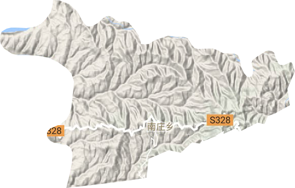 南莊鄉地形圖