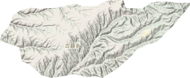 古縣鄉地形圖