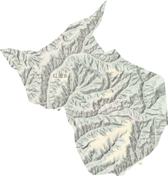 紅道鄉(xiāng)地形圖