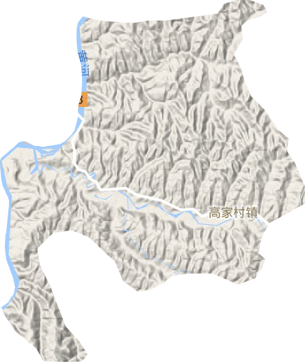 高家村鎮(zhèn)地形圖