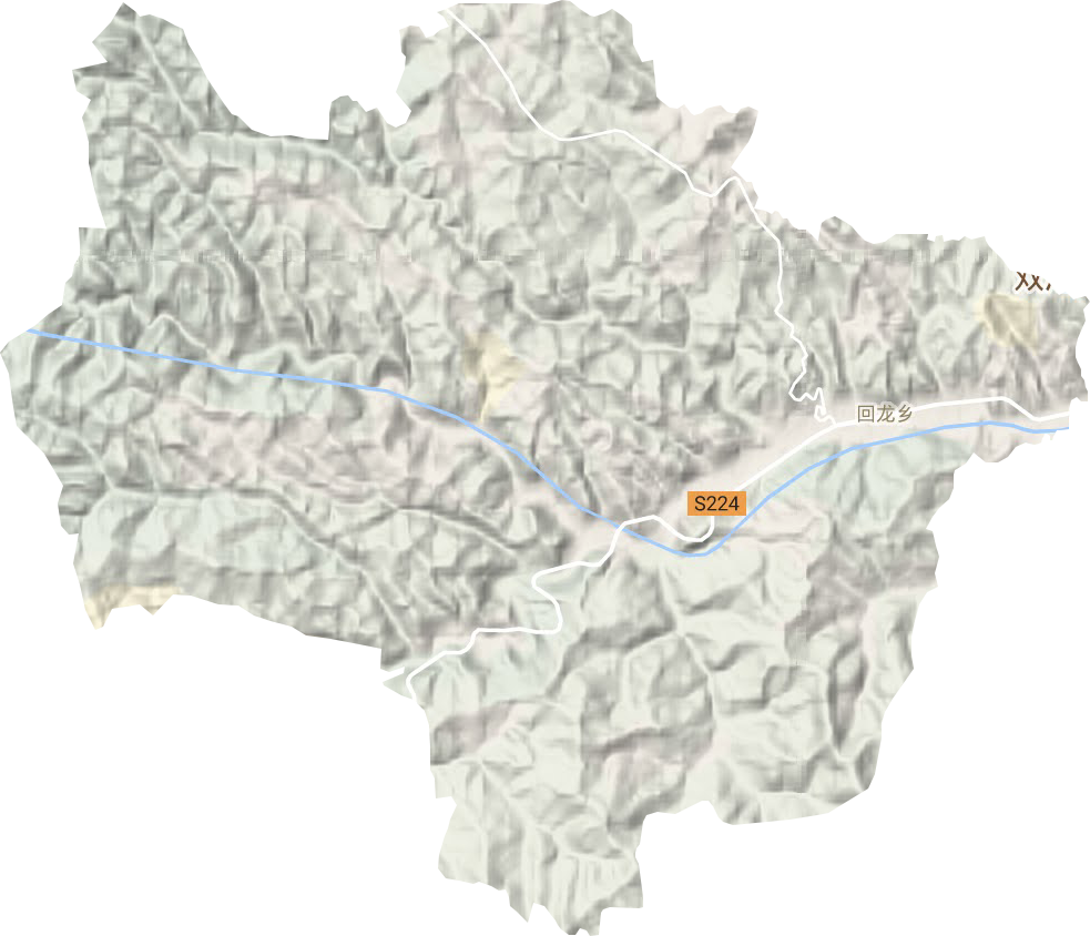 回龍鄉地形圖