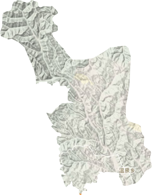 溫泉鄉地形圖
