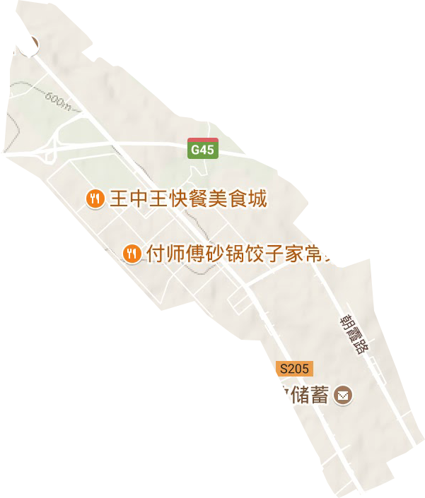 紅山物流園區地形圖