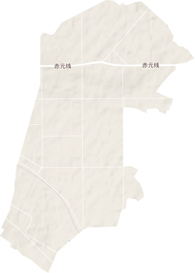 赤峰市資源型經濟轉型開發試驗區地形圖