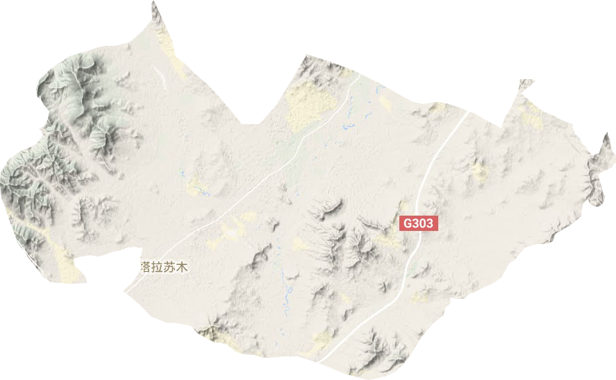 巴彥塔拉蘇木鄉(xiāng)地形圖
