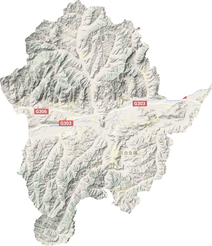 萬合永鎮地形圖