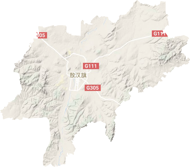 新惠鎮地形圖