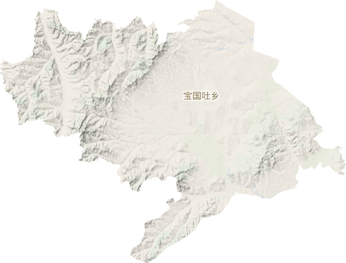 興隆洼鎮地形圖