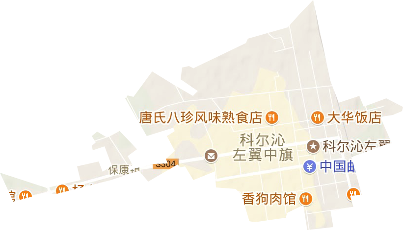 保康街道地形圖