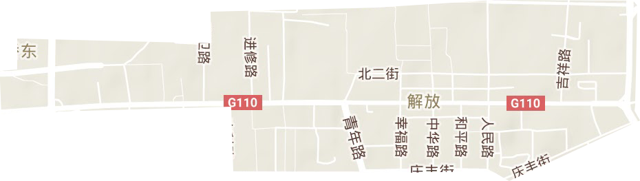 解放辦事處地形圖