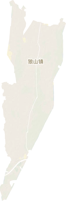狼山鎮地形圖