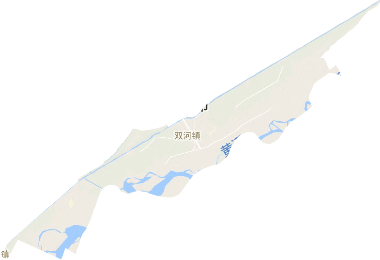 雙河鎮地形圖