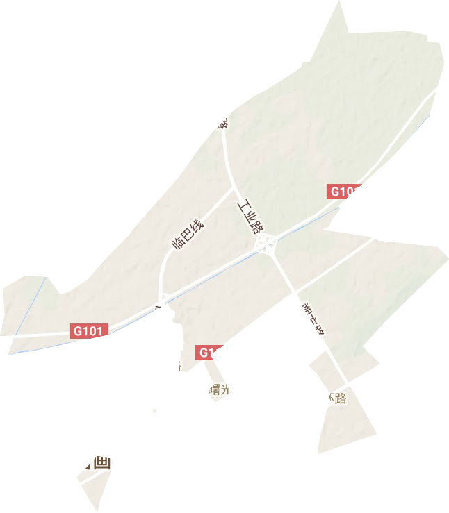 曙光鄉地形圖