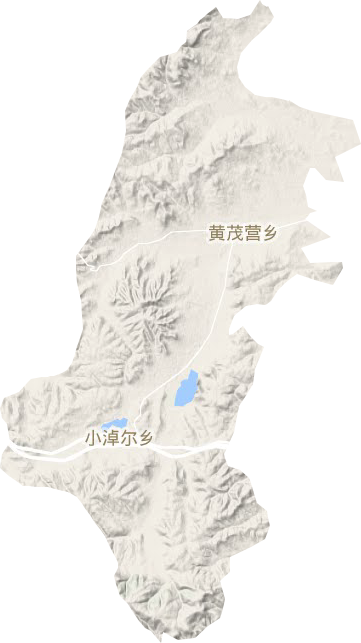 黃茂營鄉(xiāng)地形圖