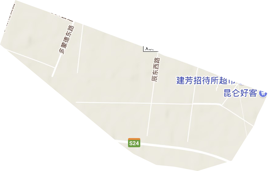 察右前旗天皮山冶金化工工業園區地形圖