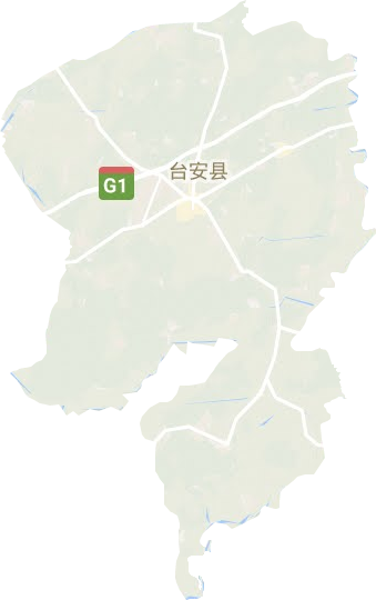 臺安縣地形圖