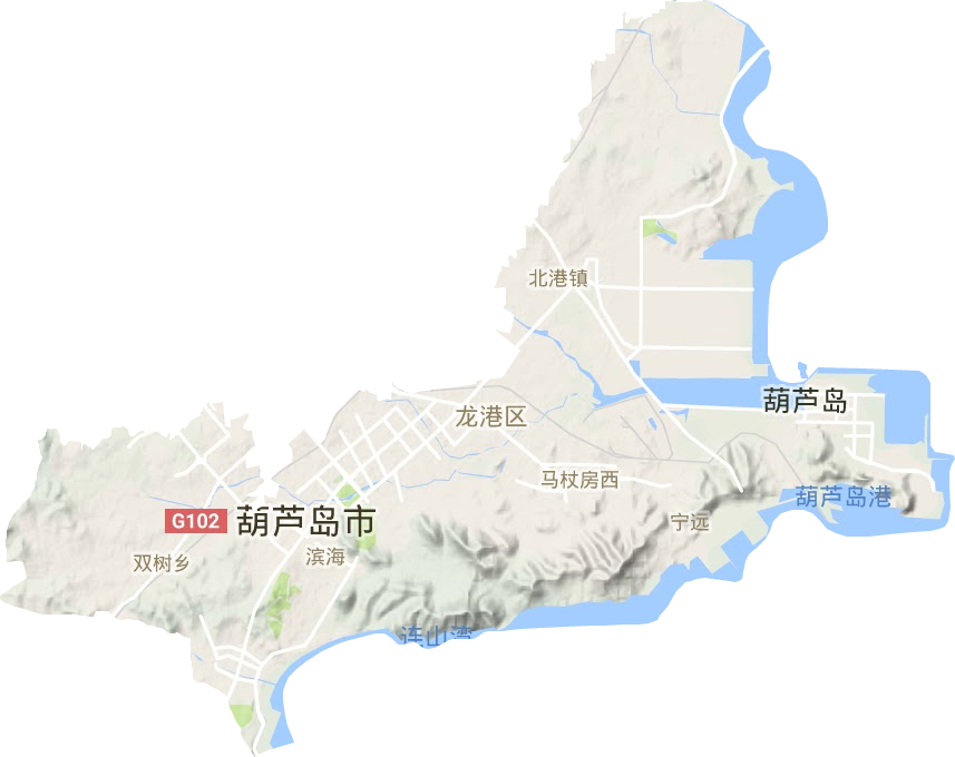 龍港區(qū)地形圖
