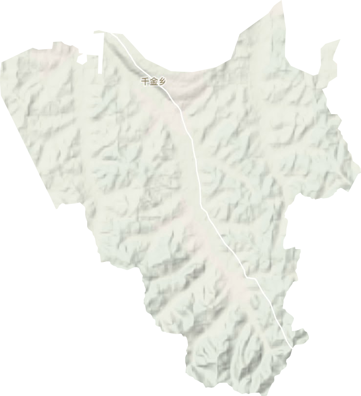 千金鄉地形圖