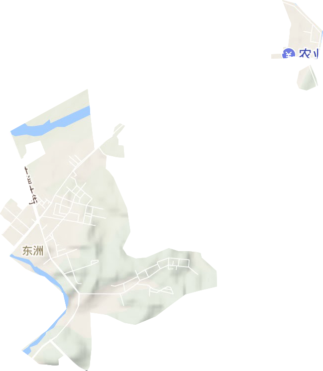 東洲街道地形圖