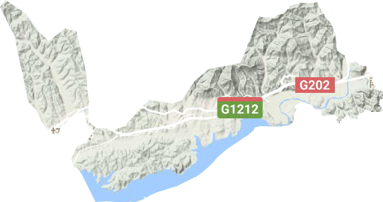 章黨鎮地形圖