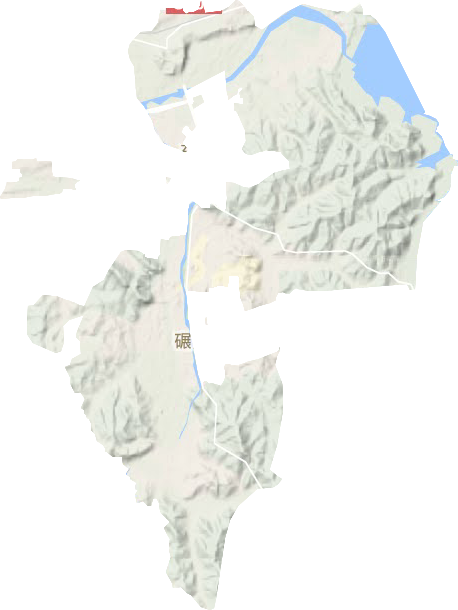 碾盤鄉地形圖