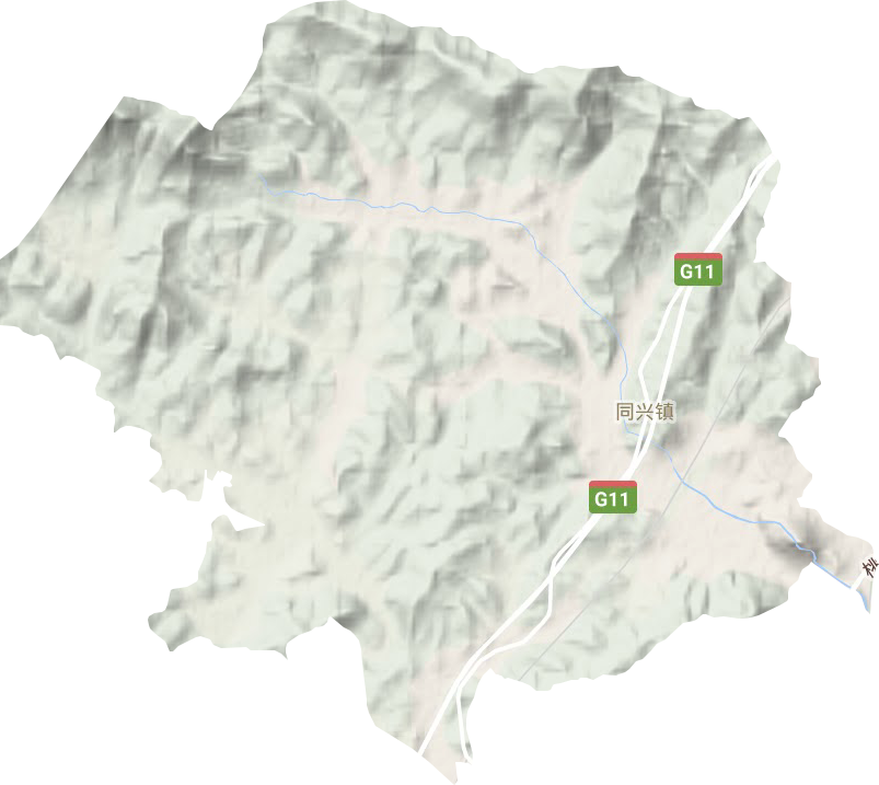 同興鎮地形圖