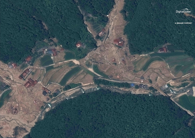 DigitalGlobe發布日本洪災地區高分辨率衛星圖像，以助力災害救援工作