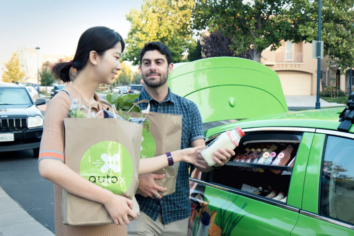 AutoX加州推首個自動駕駛食品雜貨配送服務(wù) 雜貨生鮮直接上門選購